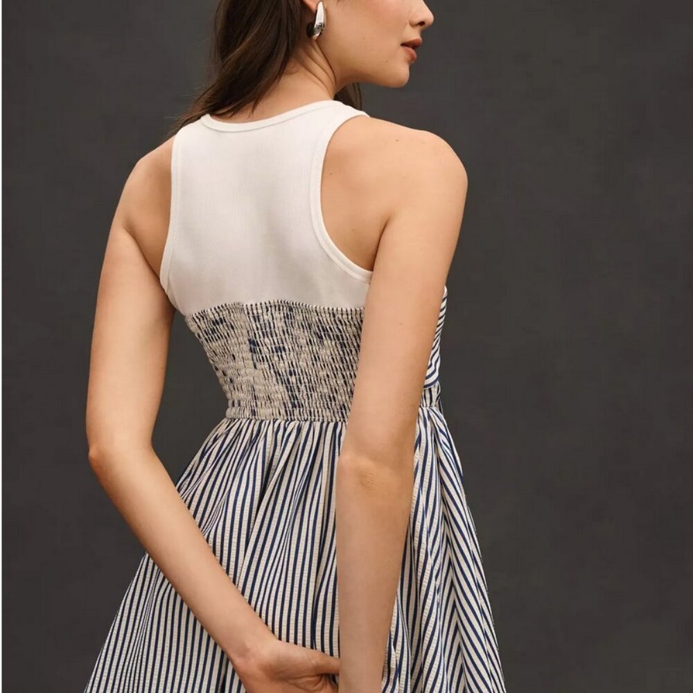 Porridge Sleeveless Twofer Bubble Mini Dress NWT - Picture 4 of 6